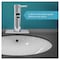 Everflow Bathroom Faucet w/ Deck Plate, 1 handle, 1 or 3 hole Stainless Chrome BAC-V11C - alternate 2